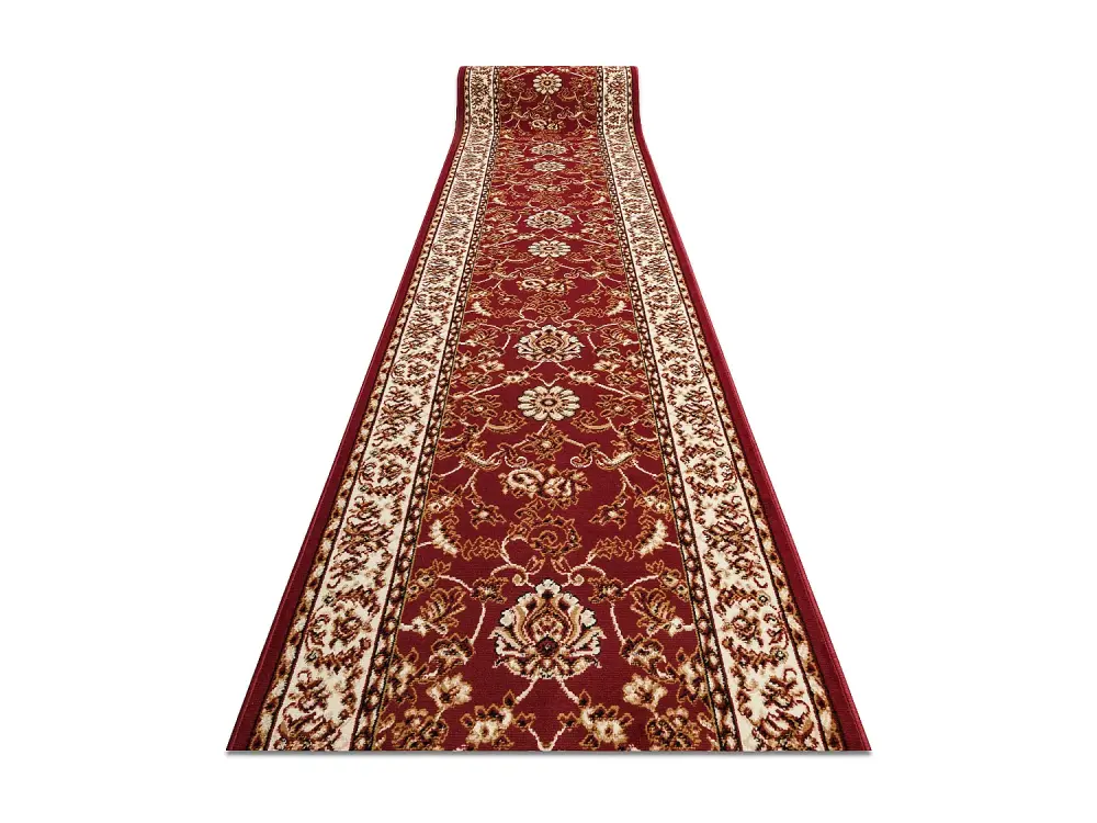Alfombra de pasillo BCF MORAD Klasyk clásico burdeos 90 cm 90x120 cm