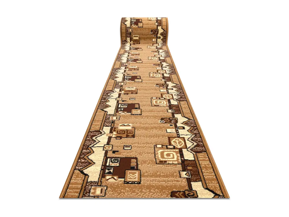 Alfombra de pasillo BCF MORAD SZLACZEK oro viejo 60 cm 60x170 cm