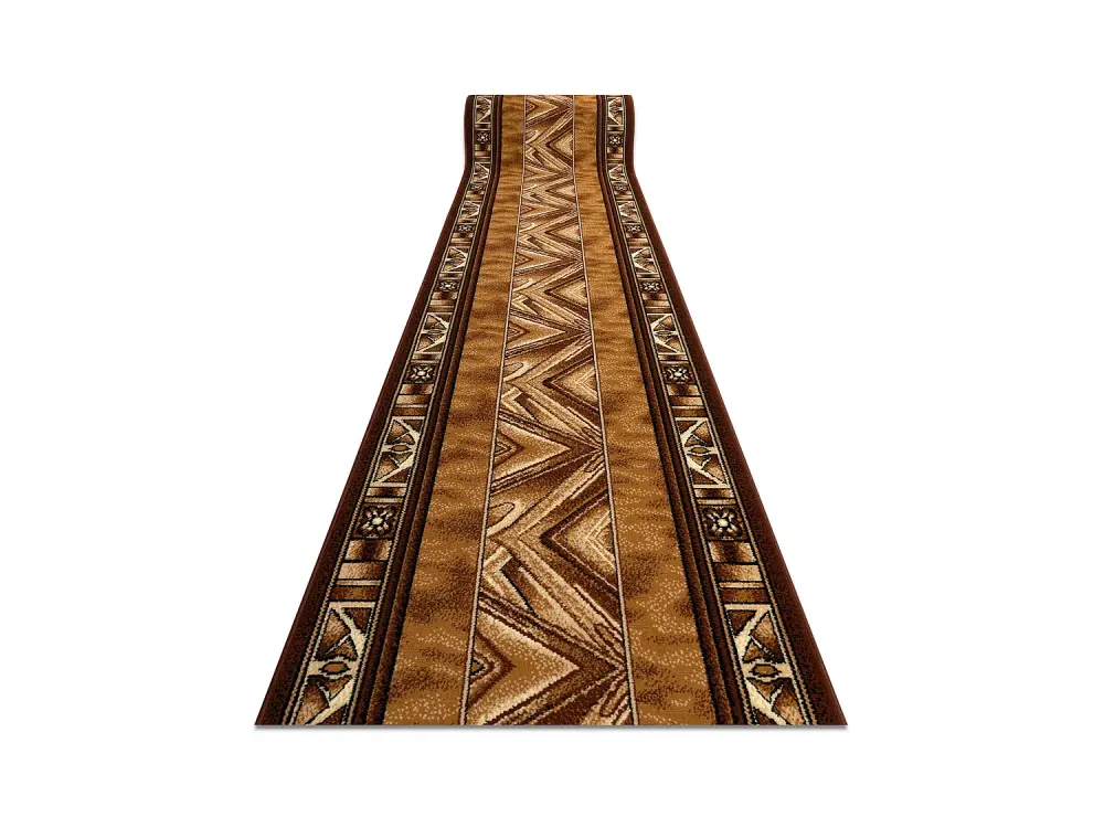 Alfombra de pasillo BCF OPAL dorado oscuro 90 cm 90x170 cm