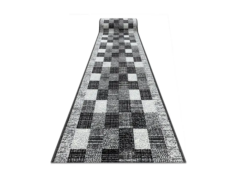 Alfombra de pasillo BCF RAFIA gris 120 cm 120x210 cm