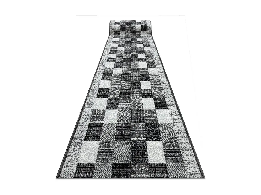 Alfombra de pasillo BCF RAFIA gris 120 cm 120x260 cm
