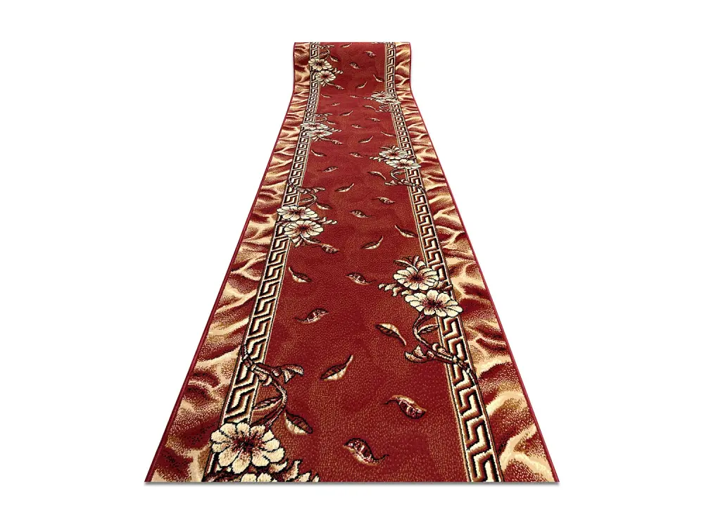 Alfombra de pasillo BCF TRIO burdeos 100 cm 100x100 cm