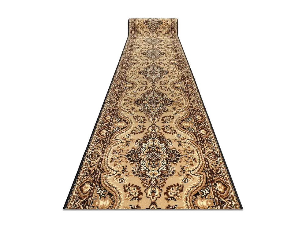 Alfombra de pasillo BCF WIOSNA beige 80 cm 80x400 cm