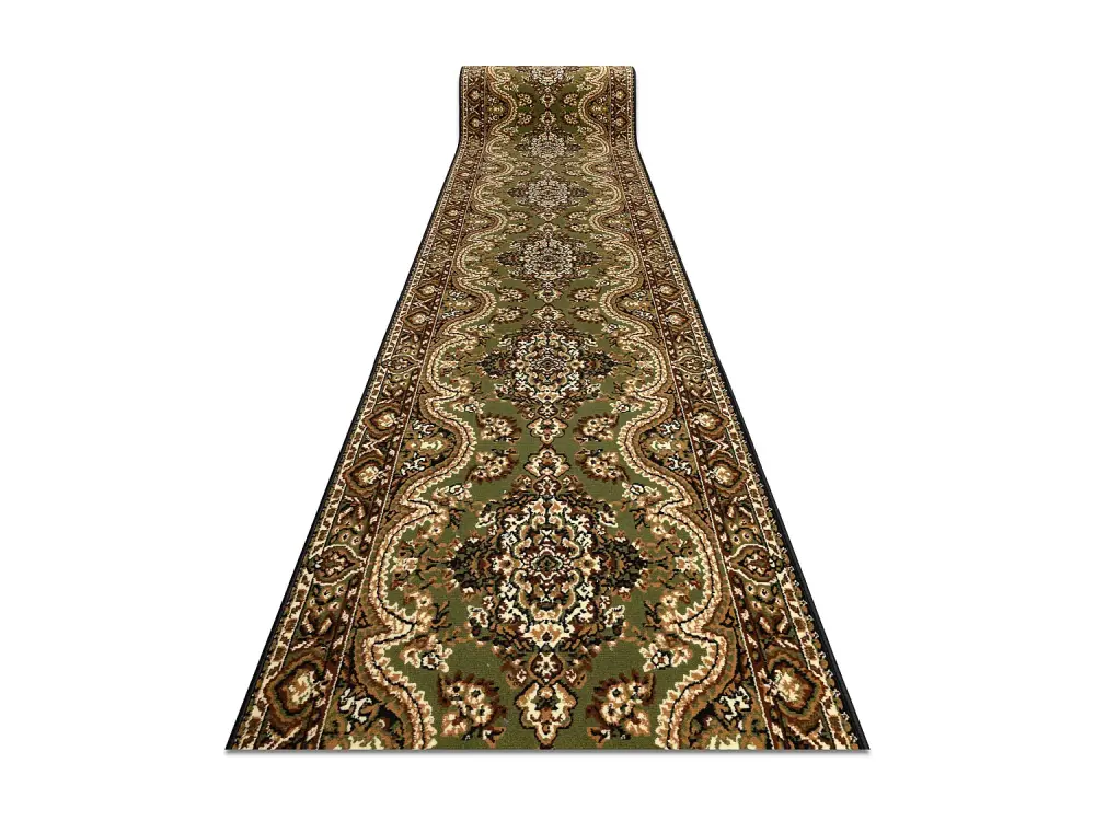 Alfombra de pasillo BCF WIOSNA verde 120 cm 120x240 cm