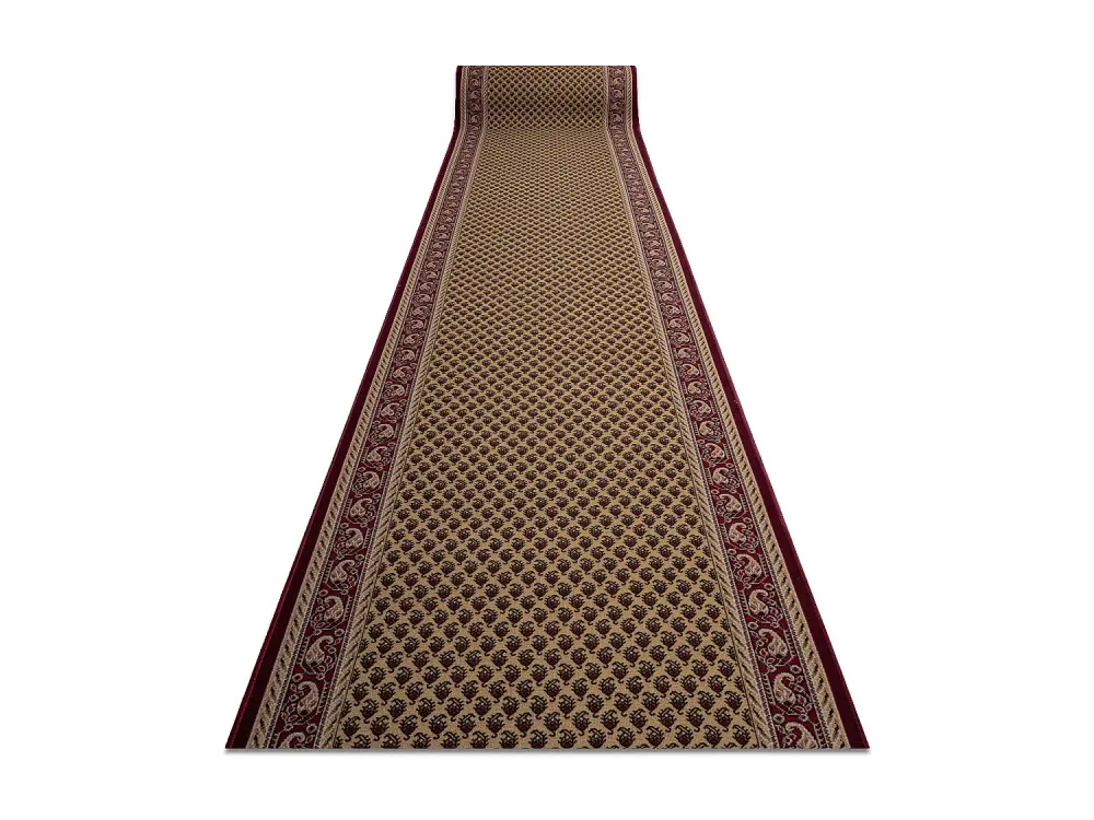 Alfombra de pasillo con refuerzo de goma INCA beige 100cm 100x220 cm