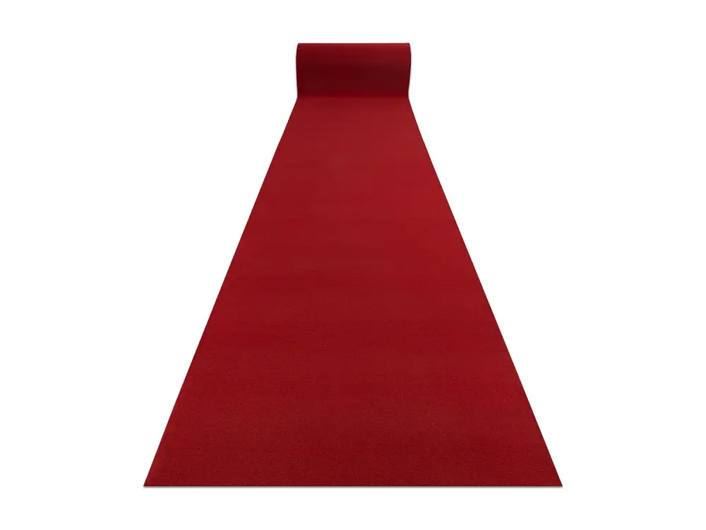 Alfombra de pasillo con refuerzo de goma RUMBA 1974 Boda un solo color 200x410 cm