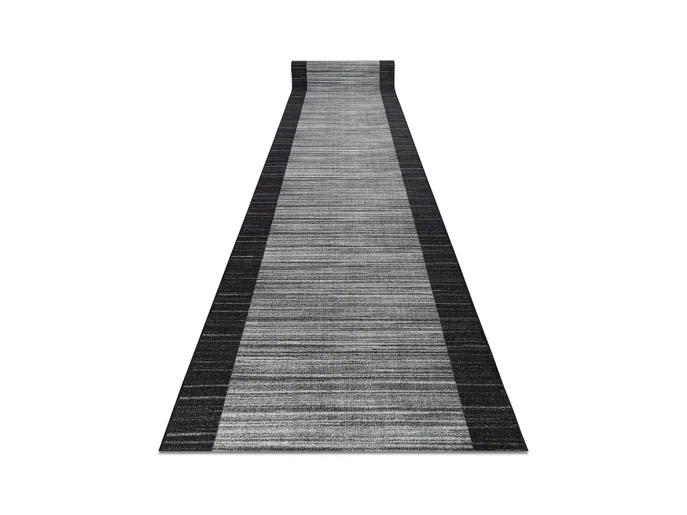 Alfombra de pasillo con refuerzo de goma 67 cm STREIFEN antracita 67x230 cm