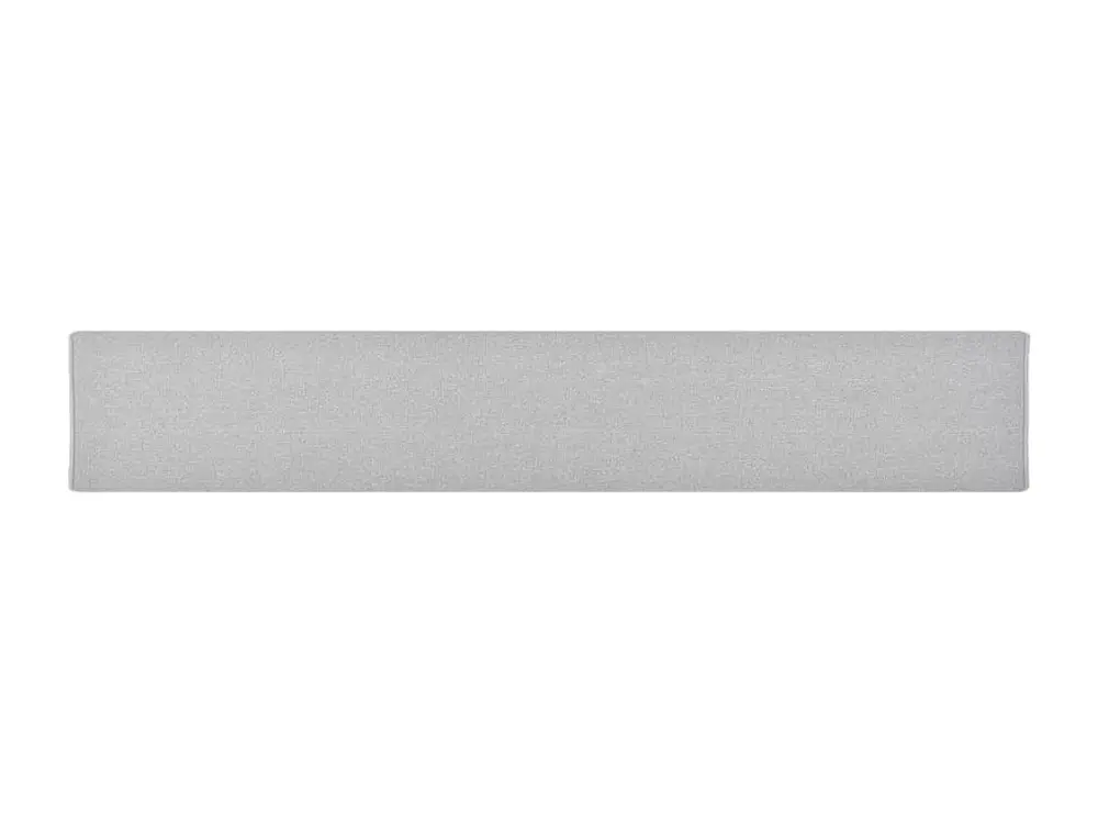 Alfombra de pasillo gris claro 50x300 cm