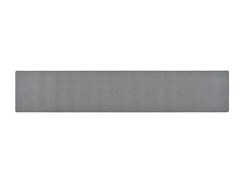 Alfombra de pasillo gris oscuro 50x300 cm