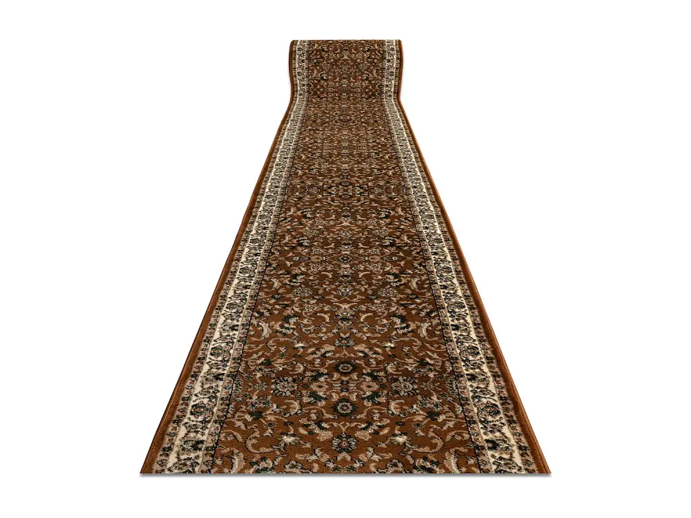 Alfombra de pasillo HEAT-SET ROYAL ADR 1745 marrón 100x180 cm