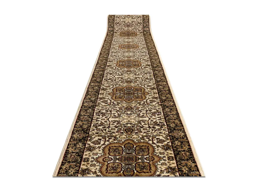 Alfombra de pasillo HEAT-SET ROYAL AGY 0521 color caramelo 80x480 cm