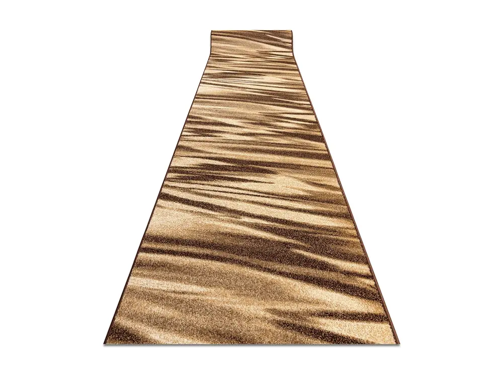 Alfombra de pasillo KARMEL FRYZ - ARABICA marrón 100 cm 100x210 cm