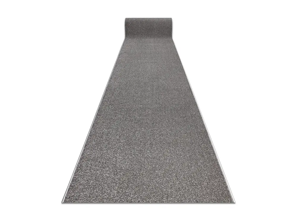 Alfombra de pasillo KARMEL llanura, un color gris 120 cm 120x150 cm