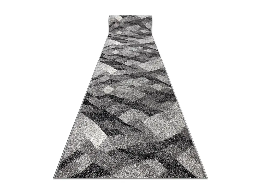 Alfombra de pasillo SILVER Palanga gris 120 cm 120x820 cm