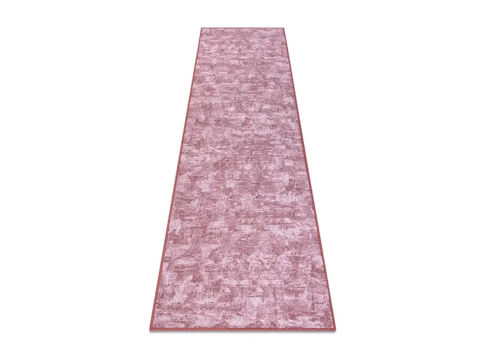 Alfombra de pasillo SOLID rubor rosado 60 HORMIGÓN 50x350 cm