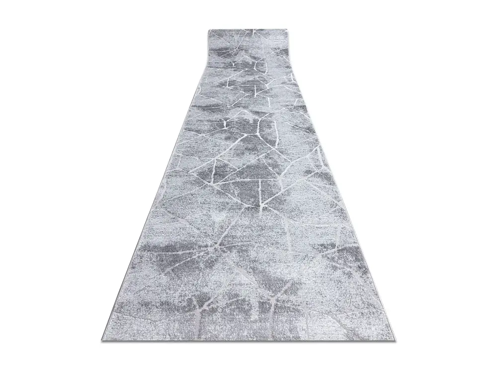 Alfombra de pasillo Structural MEFE 2783 Mármol dos niveles de velló 70x190 cm