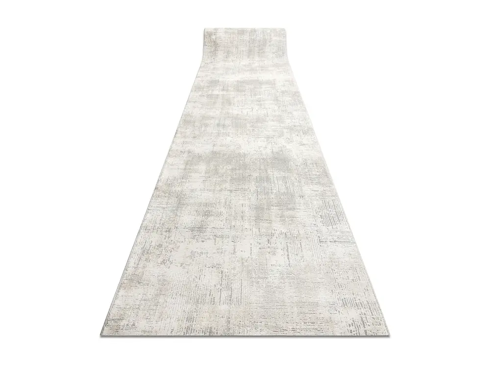 Alfombra de pasillo TULS 51231 vintage marfil / gris 120 cm 120x250 cm
