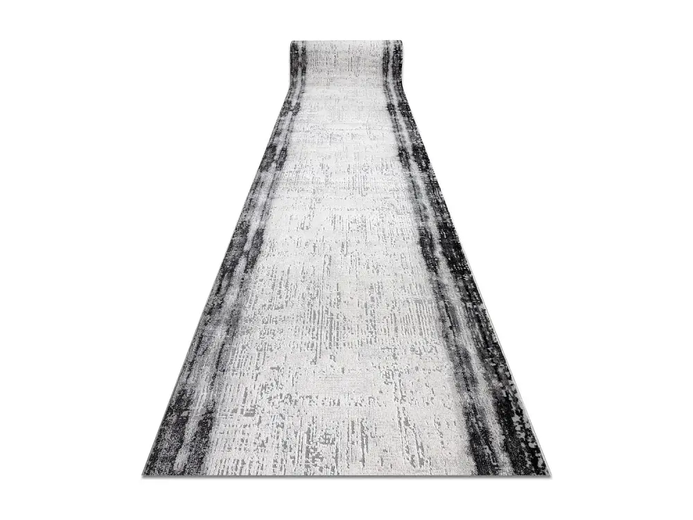 Alfombra de pasillo TULS 51235 moderna, antracita 120x290 cm