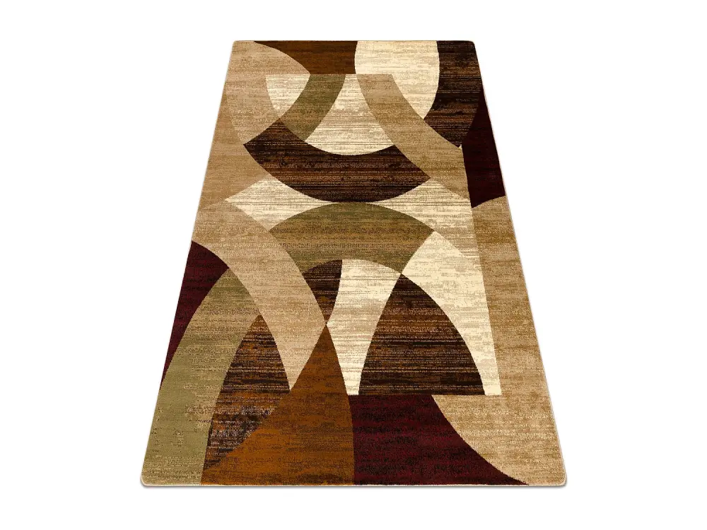 Alfombra ROYAL HD10 Geométricos - beige / verde 300x400 cm