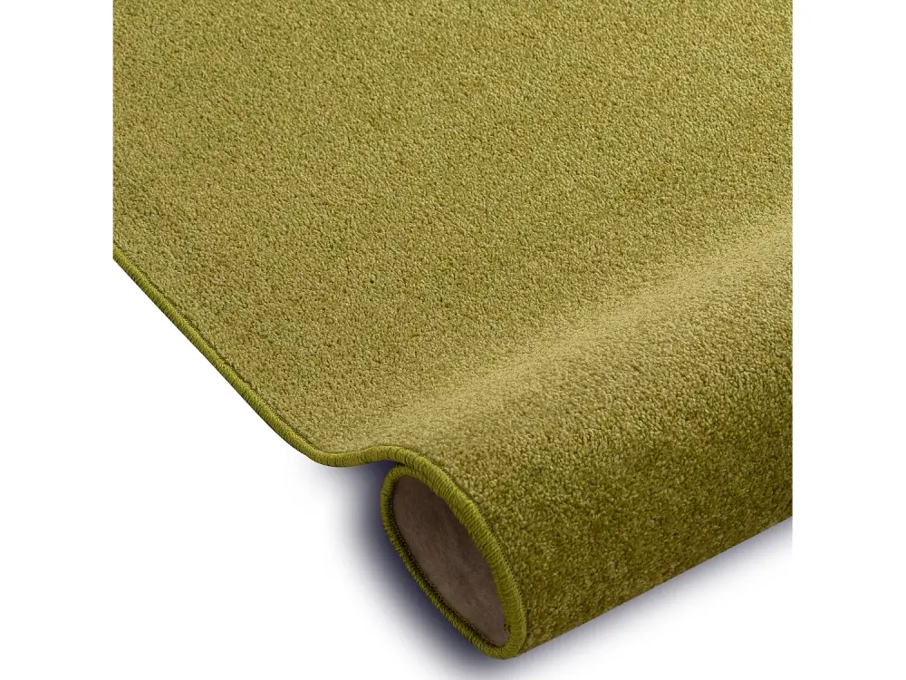 Alfombra de Salón de Polipropileno Verde, Pelo Corto, 400x500 cm