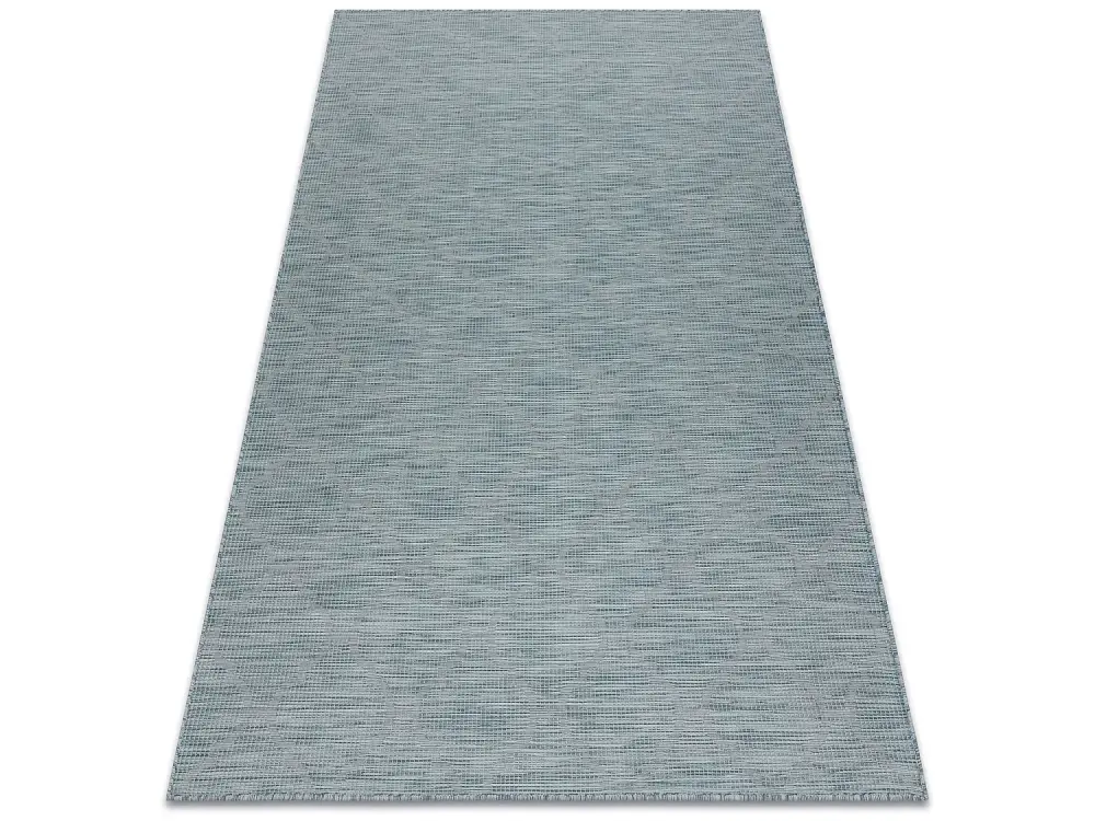 Alfombra sisal PATIO 3069 Espaldera marroquí Tejido plano - turquesa 78x150 cm