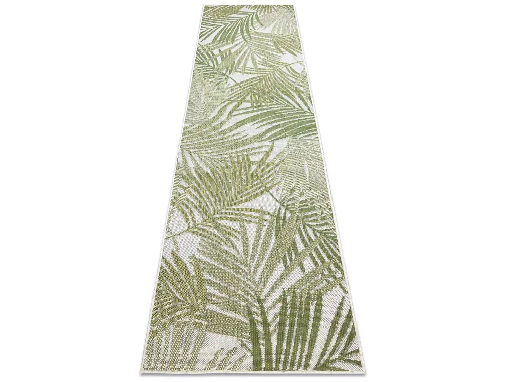 Alfombra sisal SION alfombra de pasillo, Hojas de palma, tropical 2837 80x250 cm