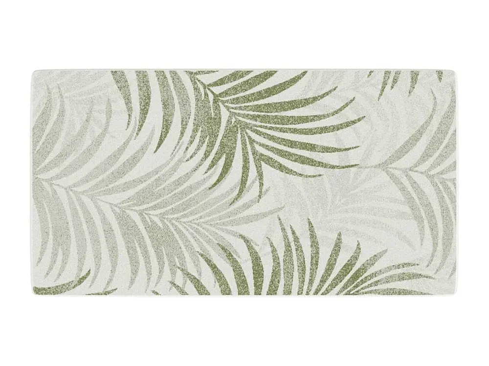 vidaXL Alfombra interior exterior antideslizante pelo corto 80x150 cm Verde