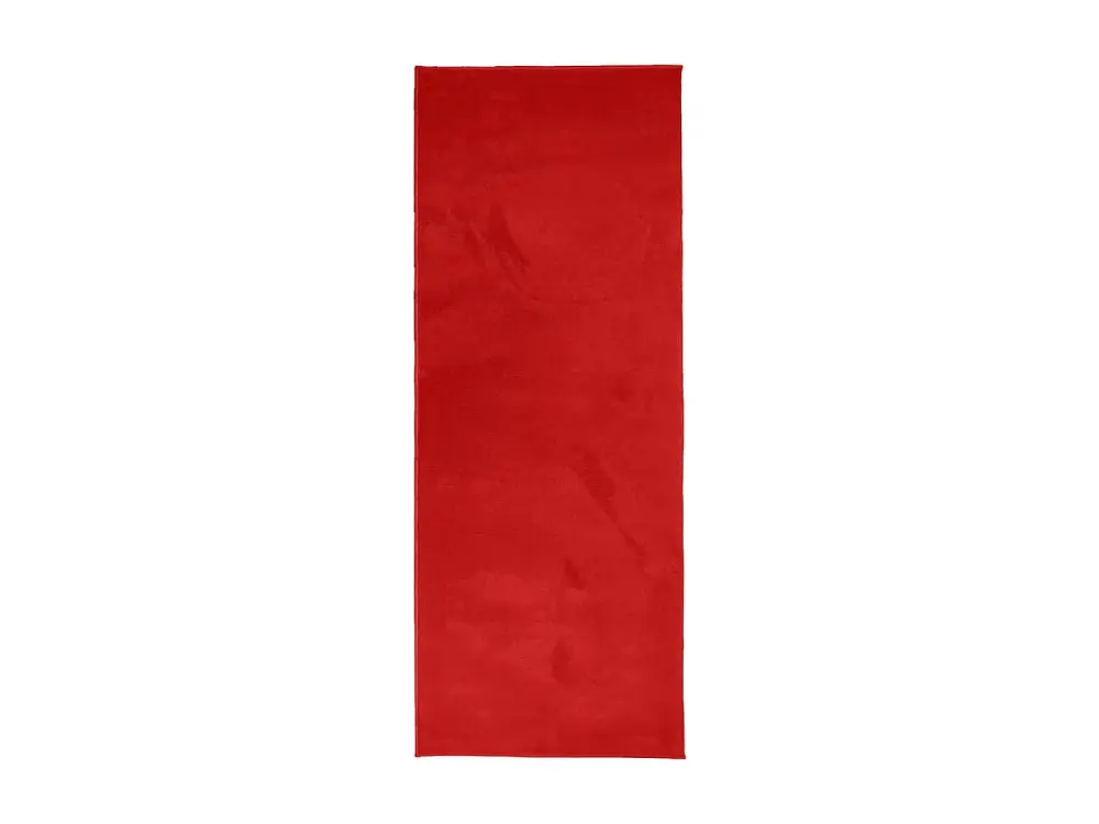 vidaXL Alfombra de pelo corto OVIEDO rojo 80x200 cm