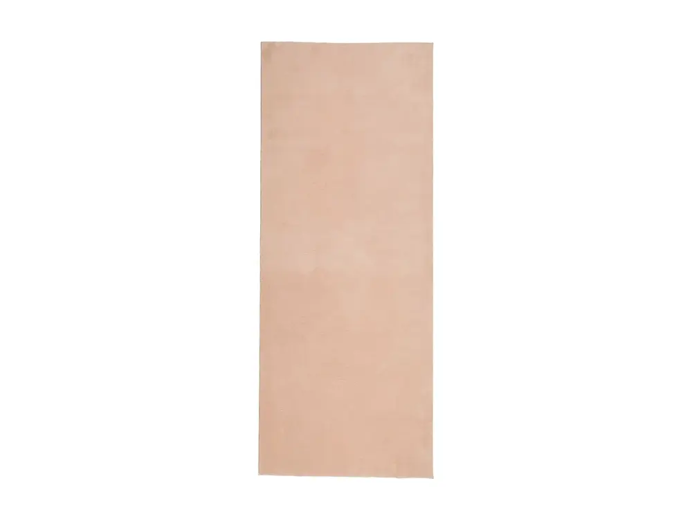 vidaXL Alfombra de pelo corto suave lavable HUARTE rosado 80x200 cm