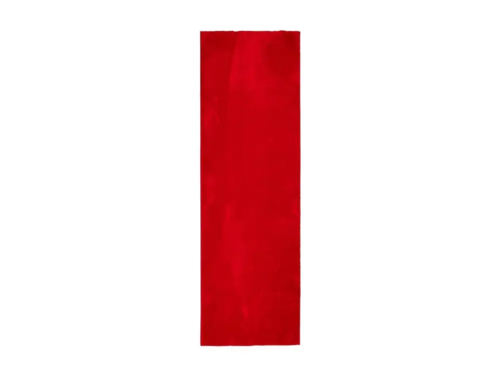 vidaXL Alfombra de pelo corto suave lavable HUARTE rojo 80x250 cm