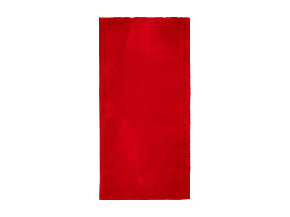 vidaXL Alfombra de pelo corto suave lavable HUARTE rojo 100x200 cm