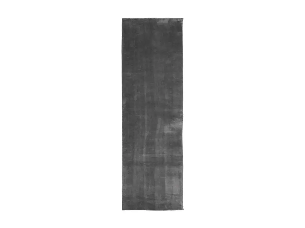 vidaXL Alfombra de pelo corto suave lavable HUARTE antracita 80x250 cm