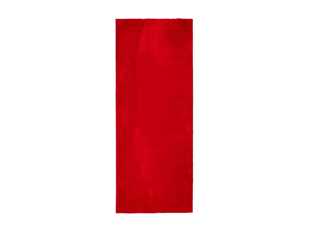 vidaXL Alfombra de pelo corto suave lavable HUARTE rojo 80x200 cm