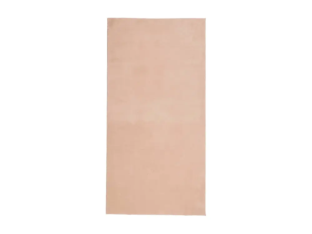 vidaXL Alfombra de pelo corto suave lavable HUARTE rosado 100x200 cm