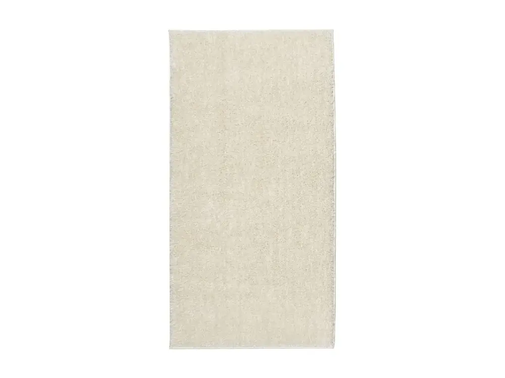 vidaXL Alfombra pelo largo aspecto brillante ISTAN crema 100x200 cm