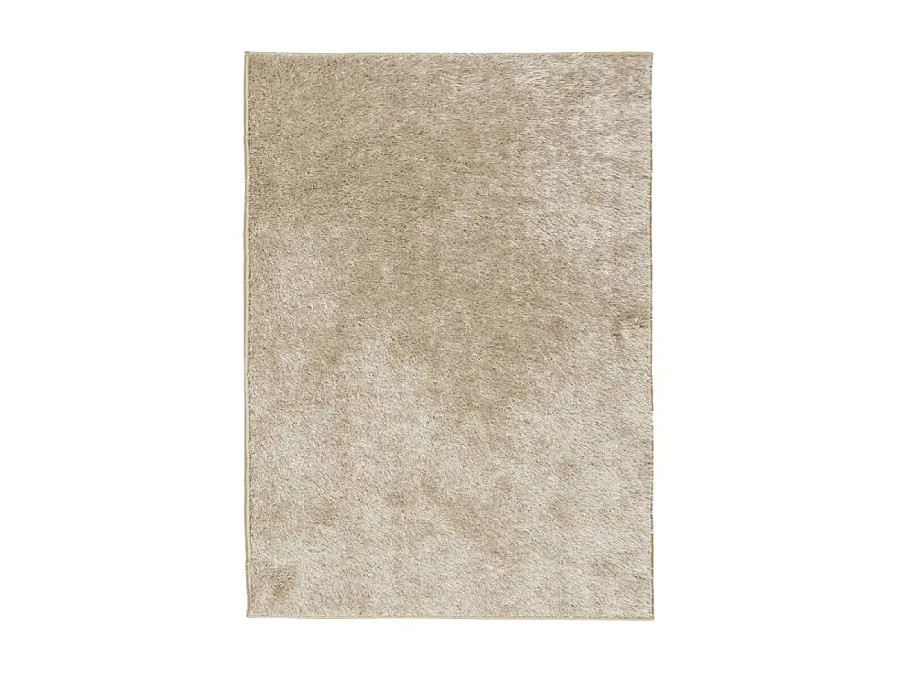 vidaXL Alfombra pelo largo aspecto brillante ISTAN beige 200x280 cm