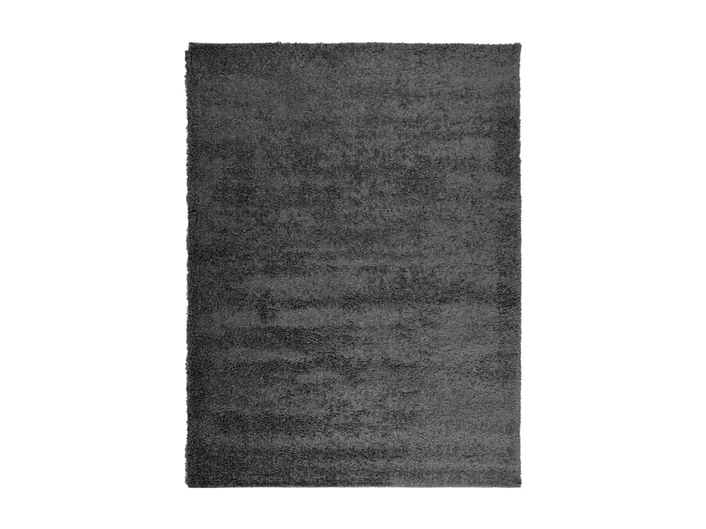 vidaXL Alfombra de pelo largo moderna gris antracita 300x400 cm