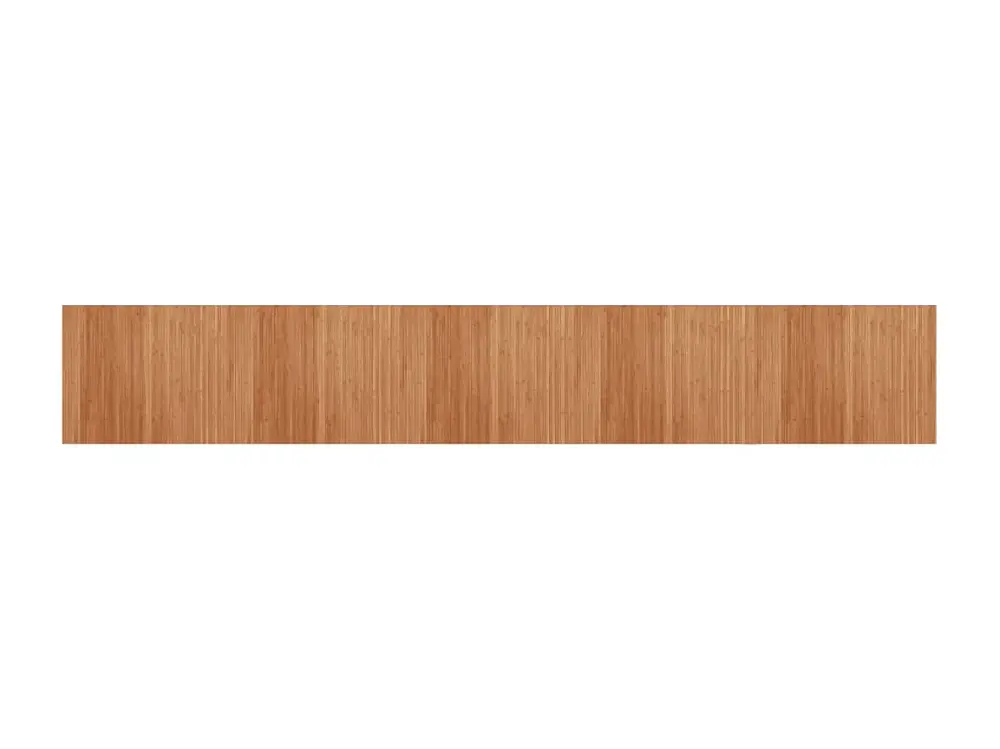 vidaXL Alfombra rectangular bambú color natural 80x500 cm Marrón