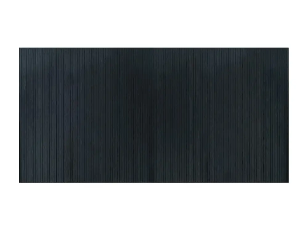 vidaXL Alfombra rectangular bambú gris 100x200 cm