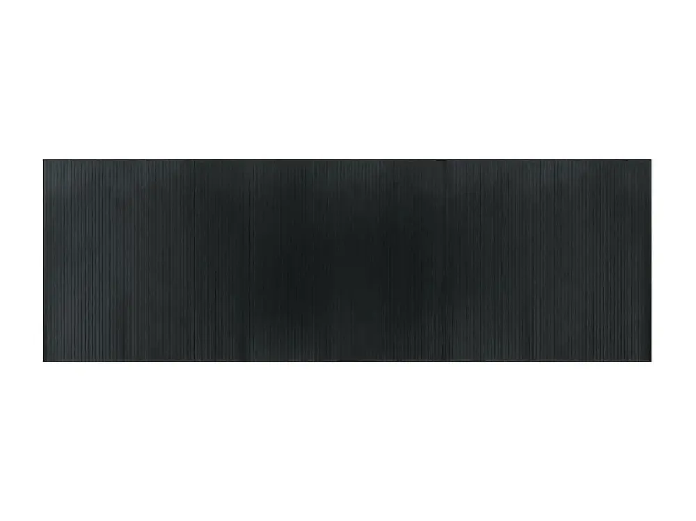 vidaXL Alfombra rectangular bambú gris 100x300 cm