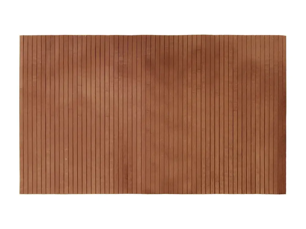 vidaXL Alfombra rectangular bambú marrón 60x100 cm