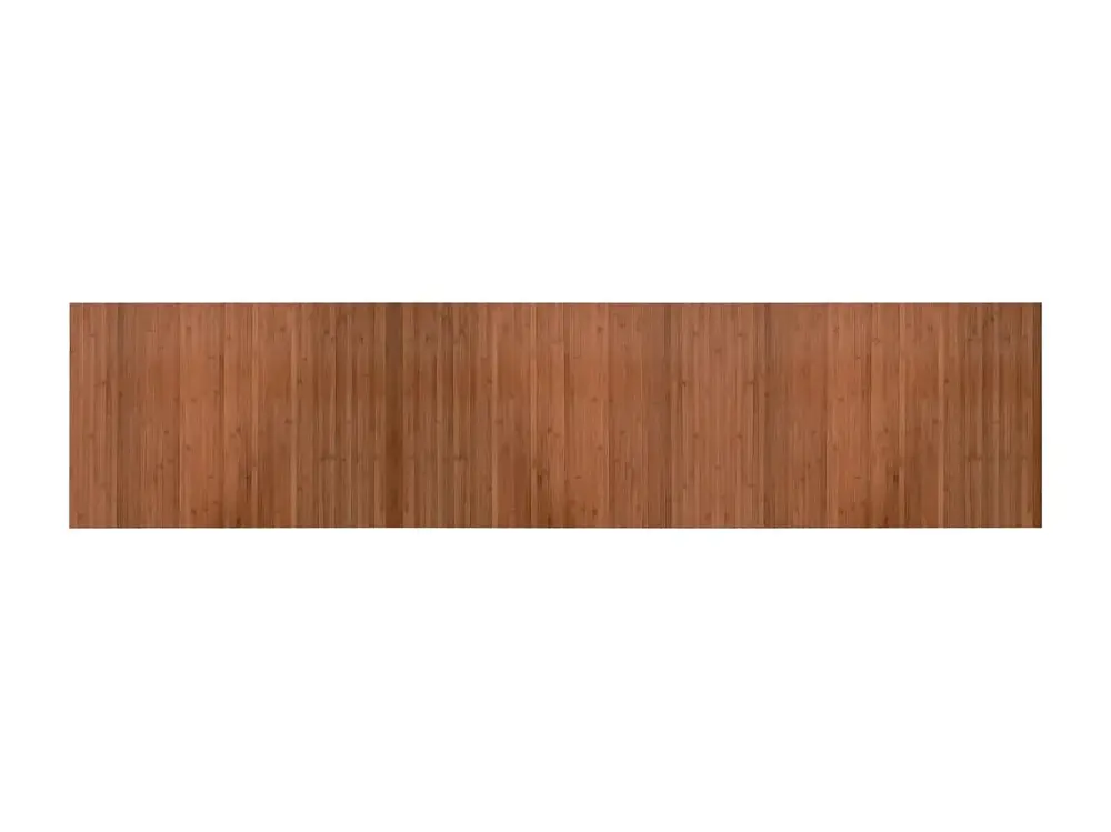 vidaXL Alfombra rectangular bambú marrón 70x300 cm