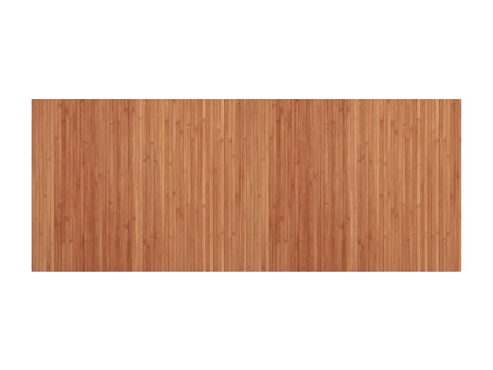 vidaXL Alfombra rectangular bambú marrón 80x200 cm