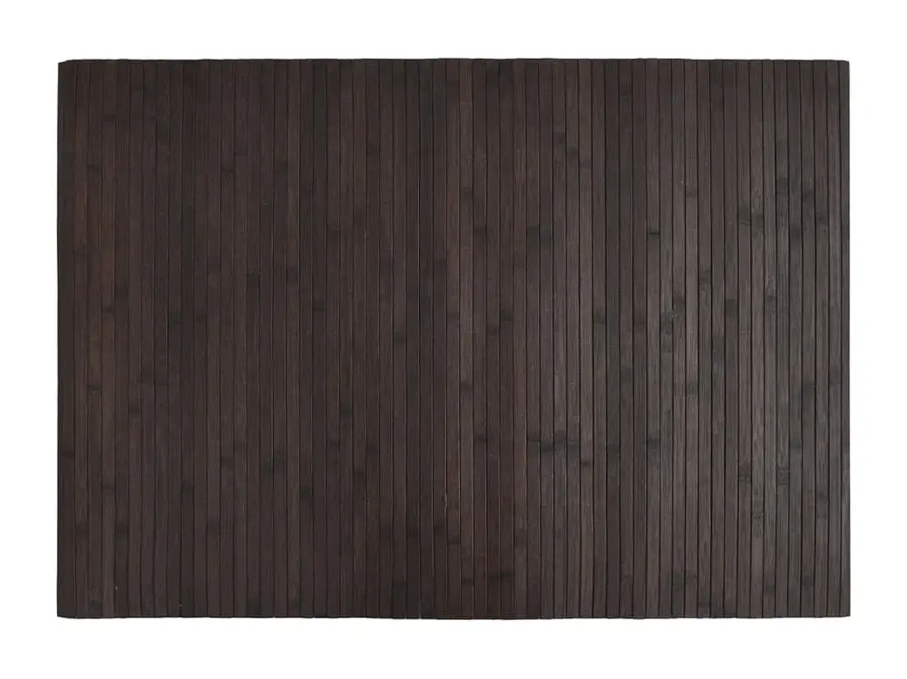 vidaXL Alfombra rectangular bambú marrón oscuro 70x100 cm