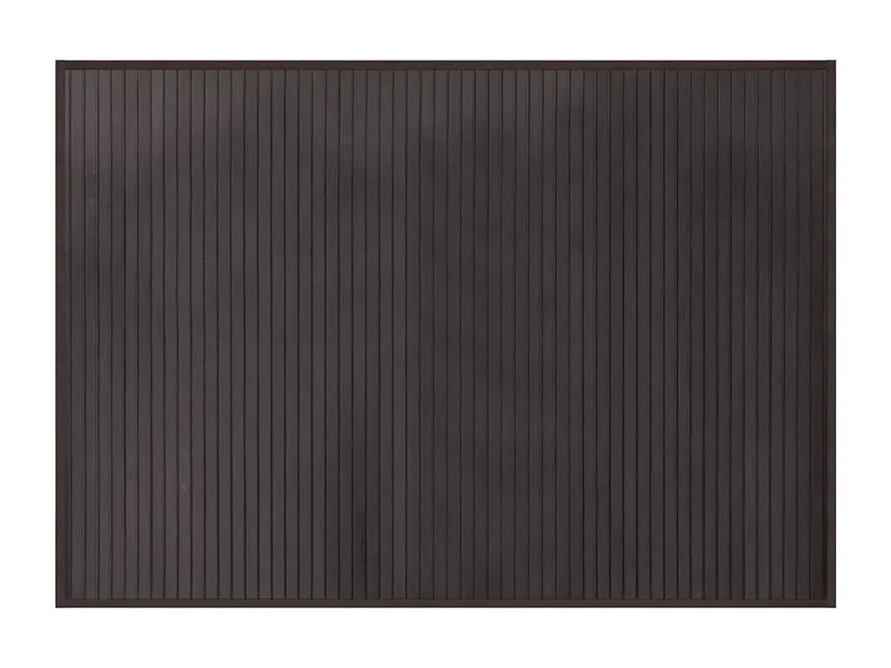 vidaXL Alfombra rectangular bambú marrón oscuro 70x100 cm