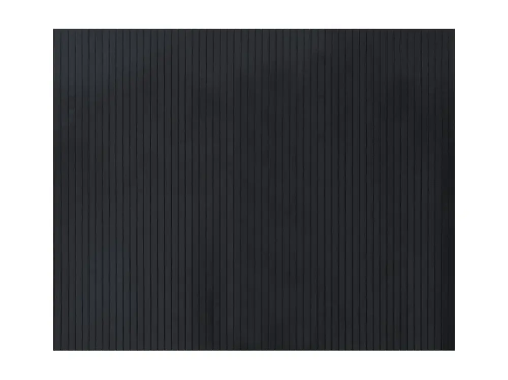 vidaXL Alfombra rectangular bambú negro 80x100 cm