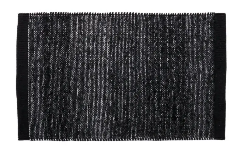 Premium Absorbente Alfombrilla de baño STEFANIA en microfibra CINIGLIA 40x60 cm negro