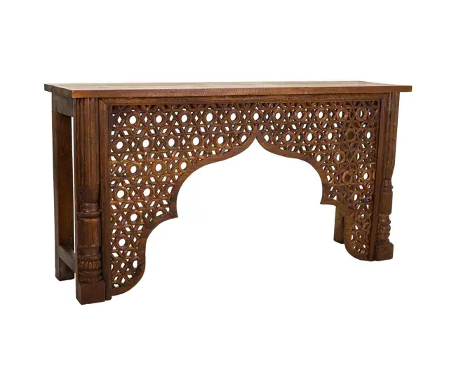 Recibidor de madera 150 x 40 x 79 cm