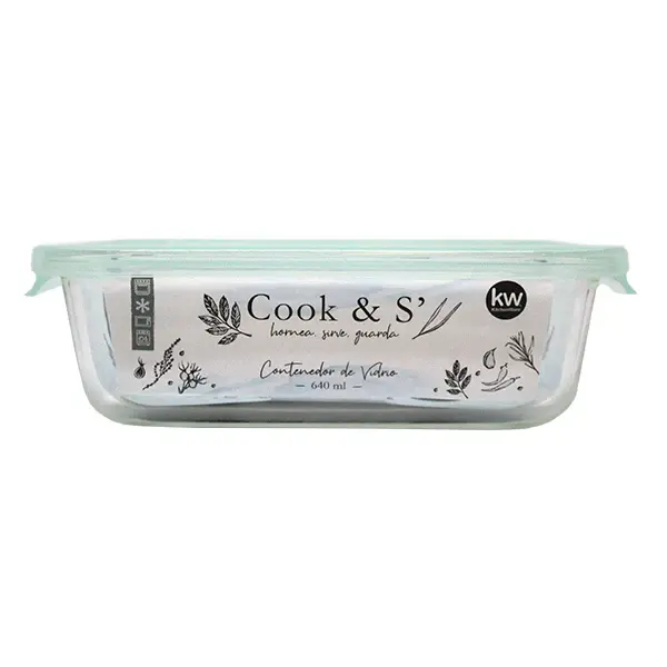 Recipiente de Vidrio 640 ml. Kitchenware