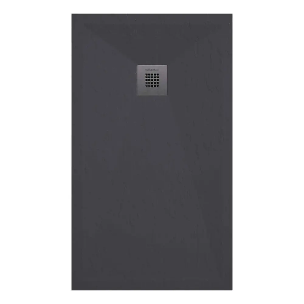 Piatto doccia resina modello Plus 100X120cm antracite ardesia